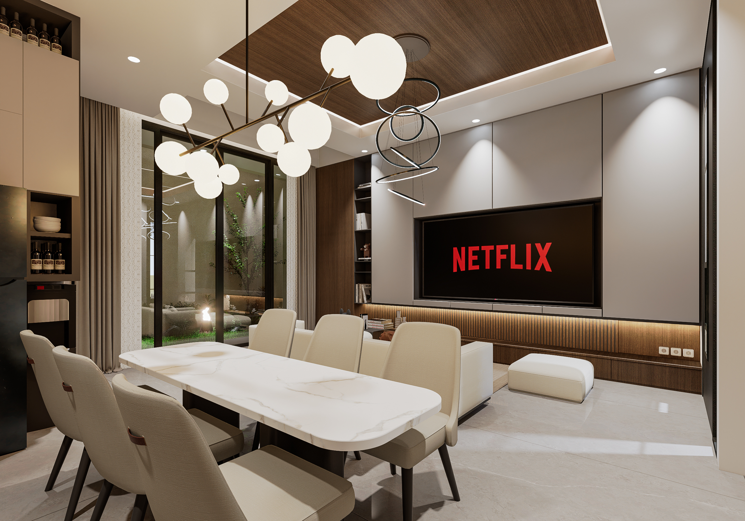 Luxury residential design detail